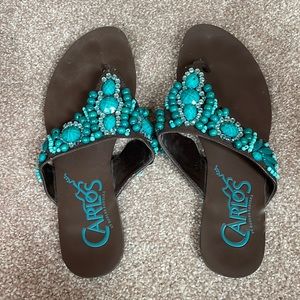 Carlos Tahiti flip flops